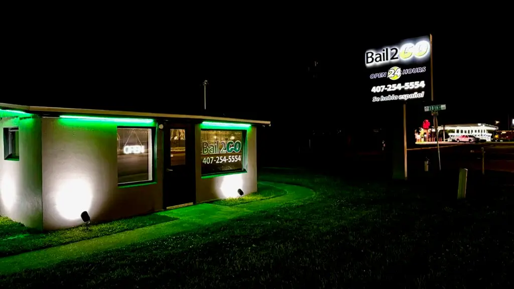 Bail 2 GO Orlando Orange County Bail Bonds at Night